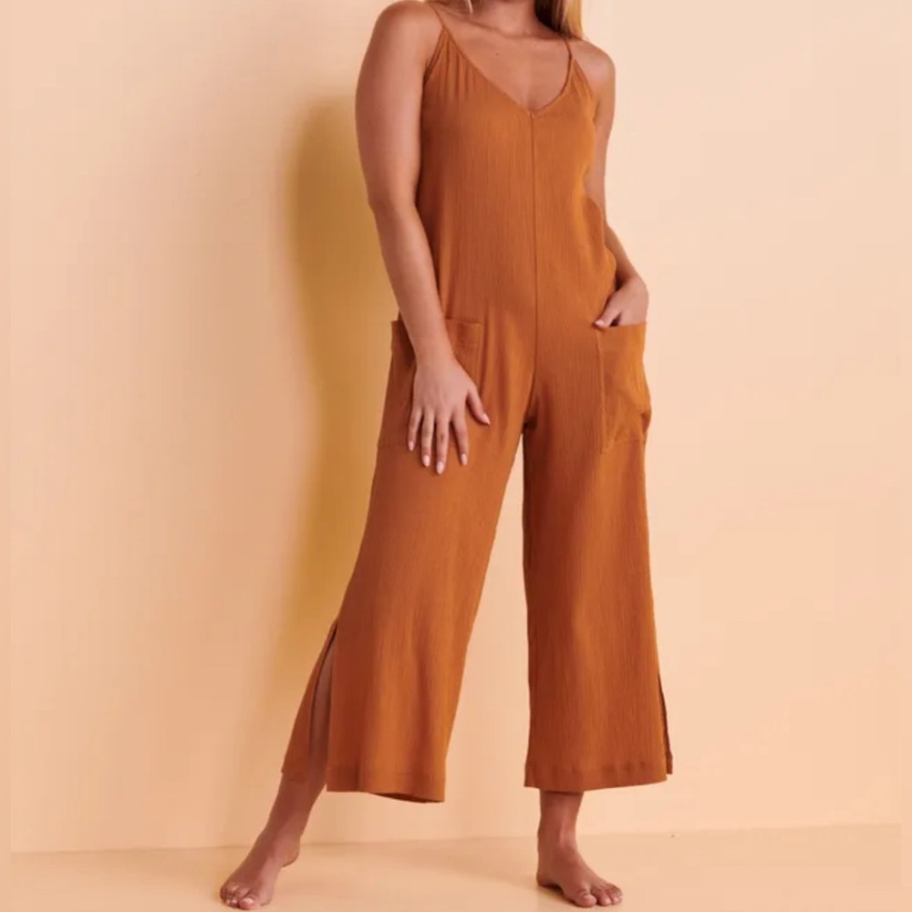 Urban Outfitters Sanctuary Rust/Cinnamon Jumpsuit 100% Cotton